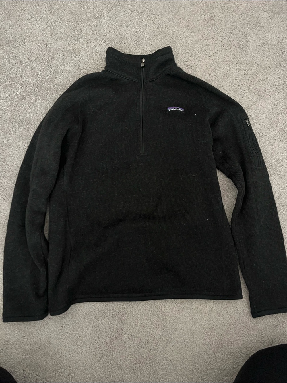 Patagonia Women's Black Half-Zip Fleece Pullover